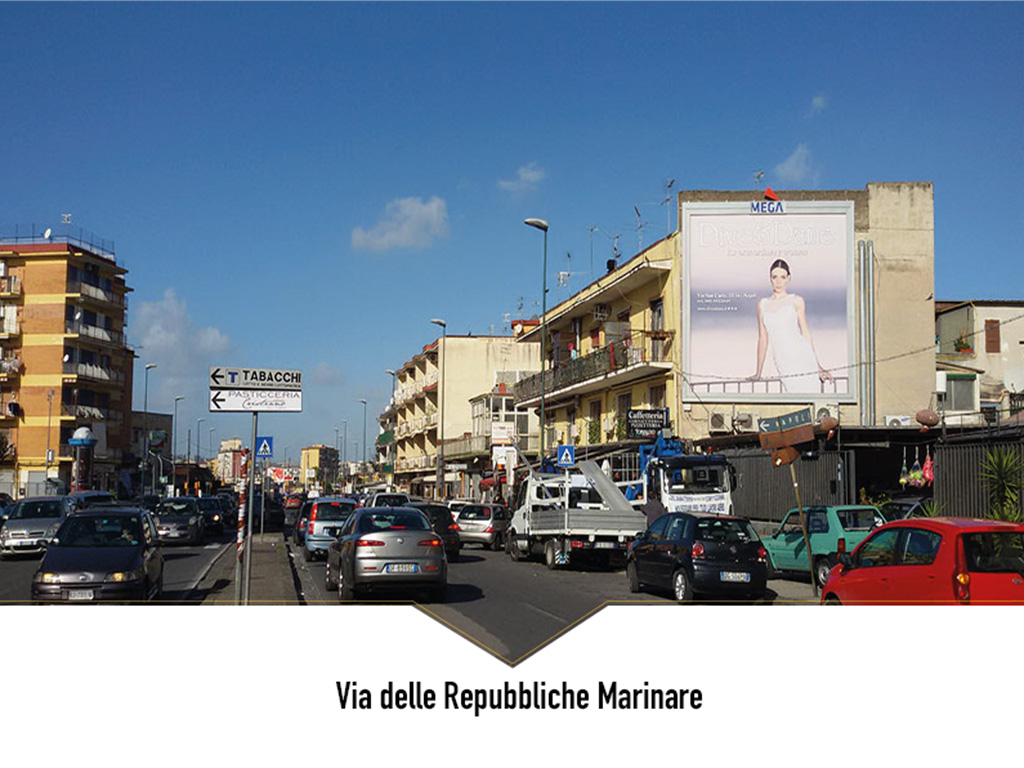 Napoli via delle Repubbliche Marinare